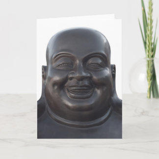 Greeting Card with Head of Buddha
