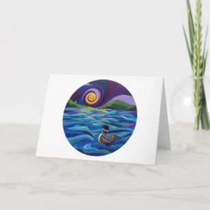 Greeting card with Loon.
