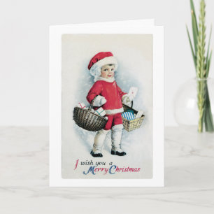 Greeting Card with Vintage Image