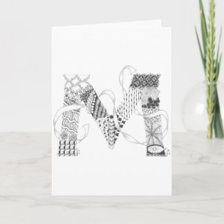 Greeting Card - Zenletter "M"