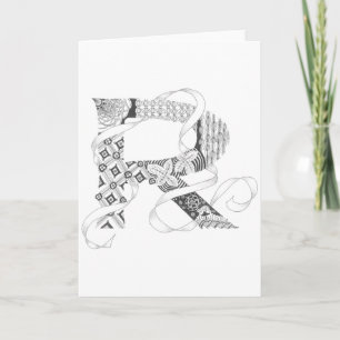 Greeting Card - Zenletter "R"