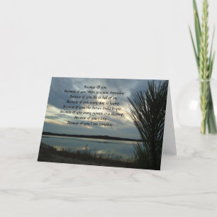 Greeting cards Because of you 24