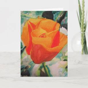 Greeting Cards "California Poppy" by Amber Larsen