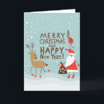 Greeting Christmas and New Year card<br><div class="desc">Greeting Christmas and New Year card © and ® Bigstock® - All Rights Reserved.</div>