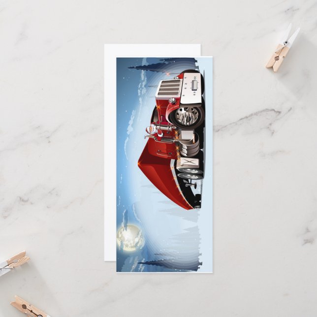 Greeting Christmas Card (Front/Back In Situ)
