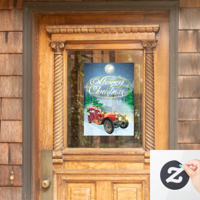 Greeting Christmas card (Home Door)