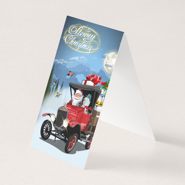 Greeting Christmas Card (Back)