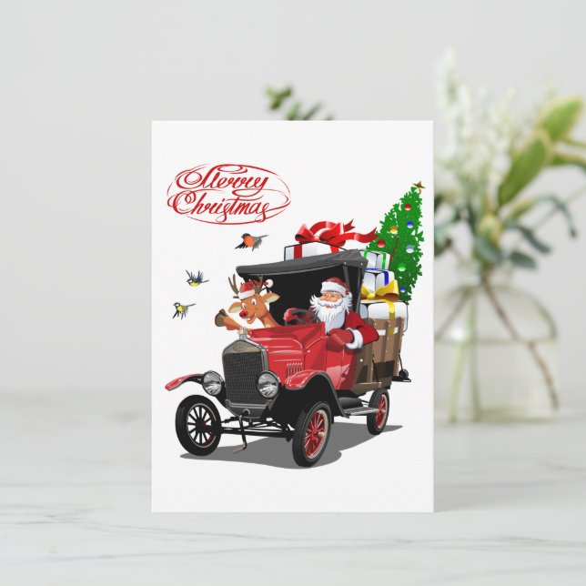 Greeting Christmas Card (Standing Front)