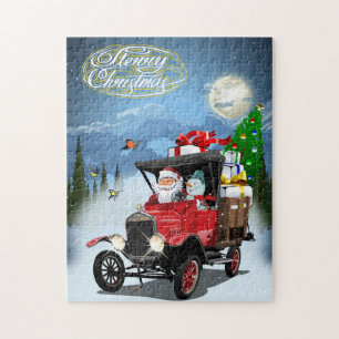 Greeting Christmas Card Jigsaw Puzzle