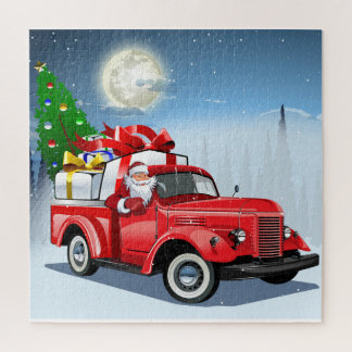 Greeting Christmas Card Jigsaw Puzzle