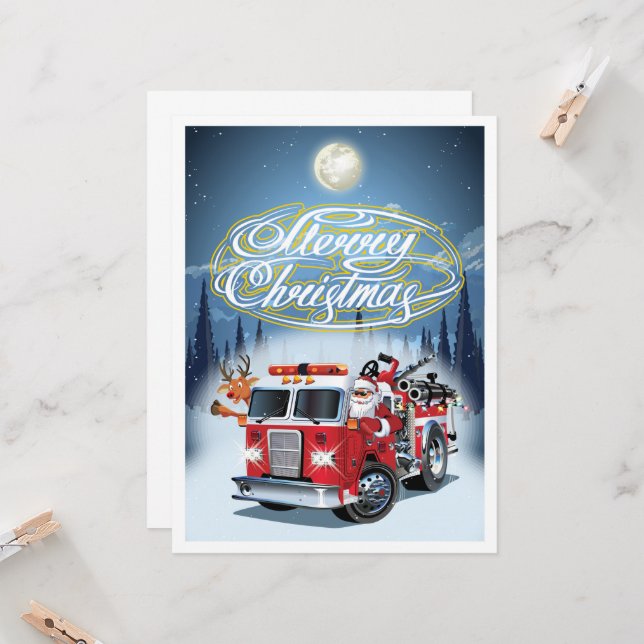 Greeting Chrustmas card (Front/Back In Situ)