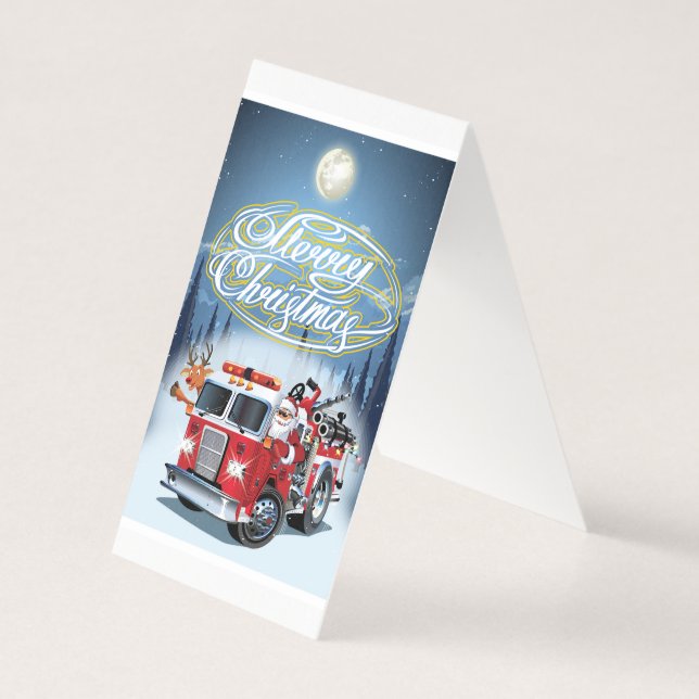 Greeting Chrustmas card (Back)