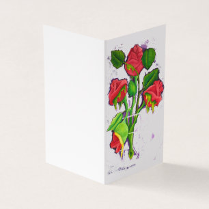 greeting folded card