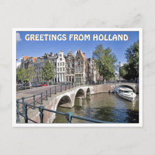 GREETING FROM HOLLAND POSTCARD