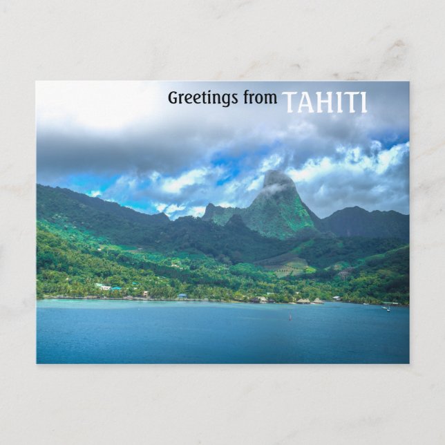 Greeting from Tahiti Postcard (Front)