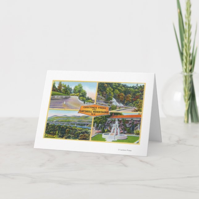 Greeting From with Scenic Views Card (Front)