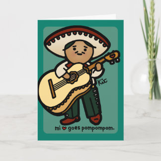 greeting gringo. card