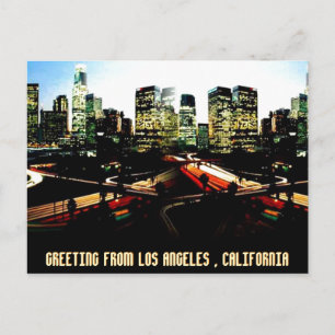 GREETING LOS ANGELES,CALIFORNIA MOJI GBADAMOSI POSTCARD