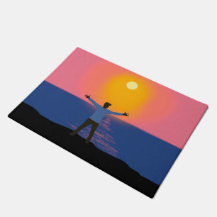 Greeting to the Sun Doormat