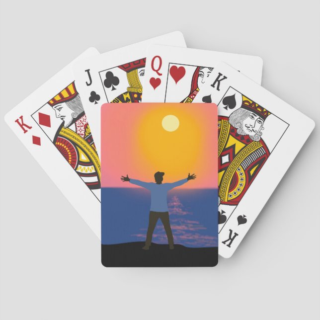 Greeting to the Sun    Playing Cards (Back)