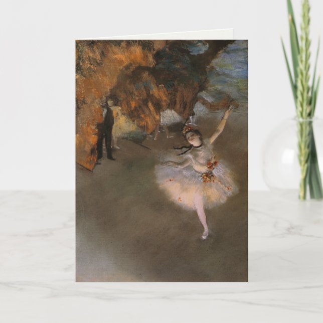 Greetingcard With Edgar Degas Painting Card (Front)