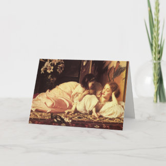 Greetingcard With Lord Frederick Leighton Painting Card