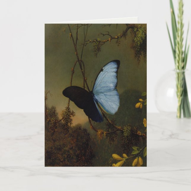 Greetingcard With Martin Johnson Heade Painting Card (Front)