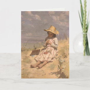 Greetingcard With Paul Peel Painting Card