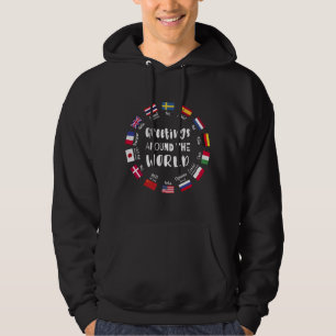 Greetings around the world, Hello in all languages Hoodie
