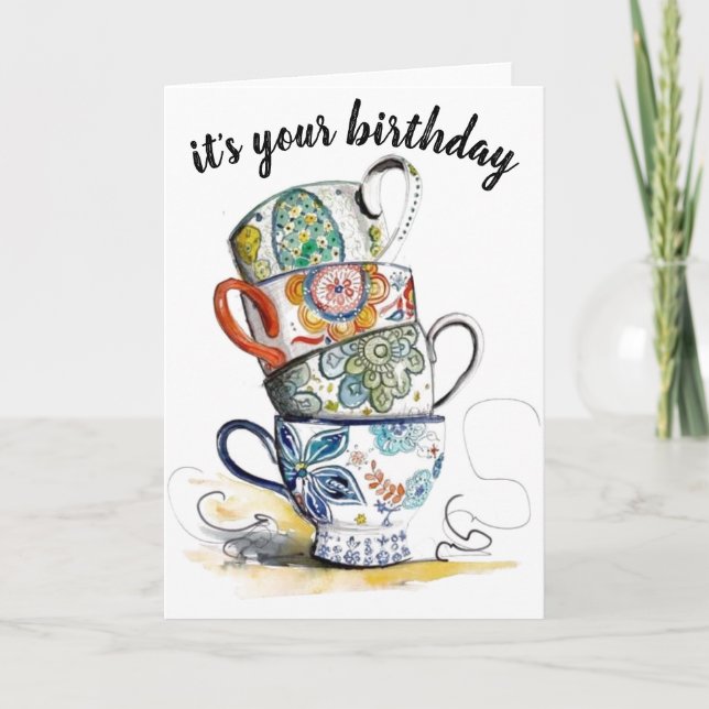 Greetings Card - it's your birthday (Front)