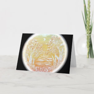 Greetings Card - "Midsummer Moonshine" By Arciemme