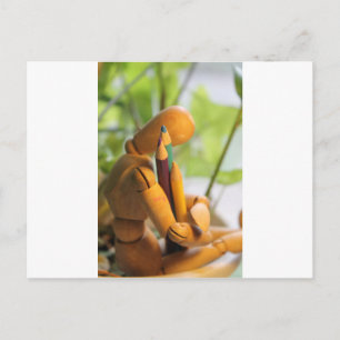 Greetings for an Artist Postcard