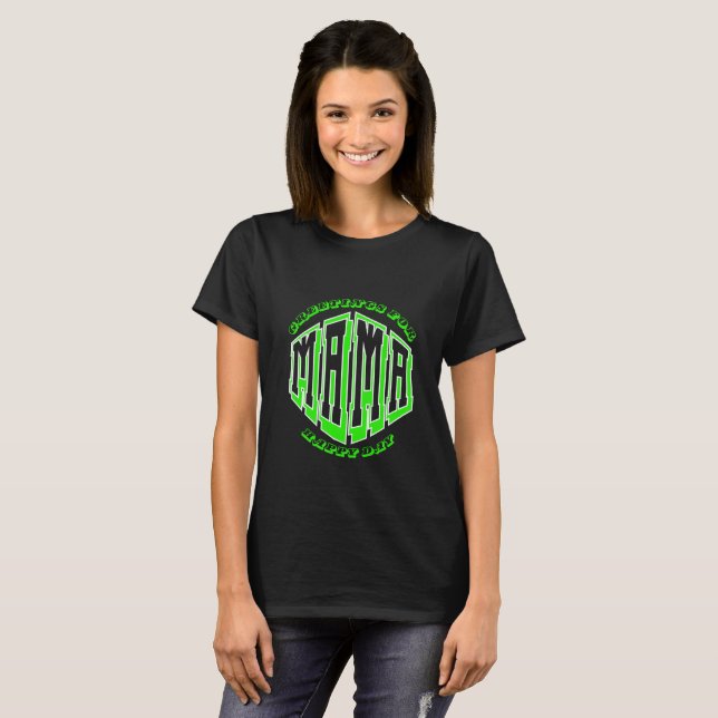 greetings for happy mama day design tshirt (Front Full)