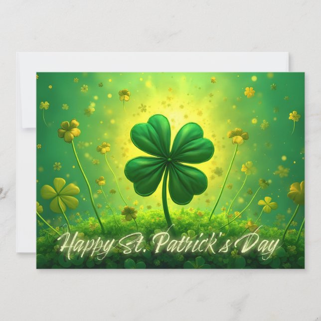 Greetings for St. Patrick's Day (Front)