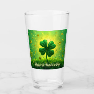 Greetings for St. Patrick's Day Glass