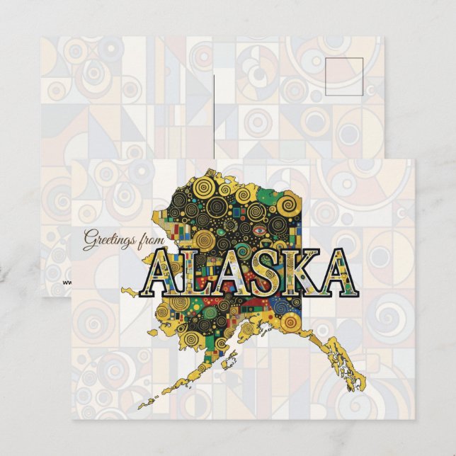 Greetings from Alaska Postcard (Front/Back)