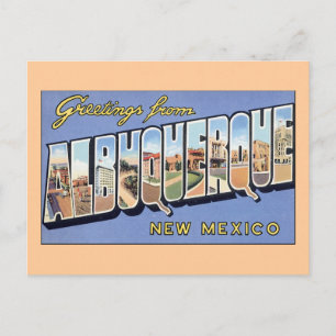 Greetings from Albuquerque Postcard