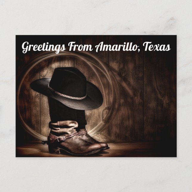 Greetings From Amarillo, Texas Postcard (Front)