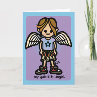 greetings from angels. card