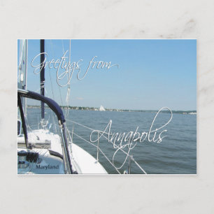 Greetings from Annapolis postcard