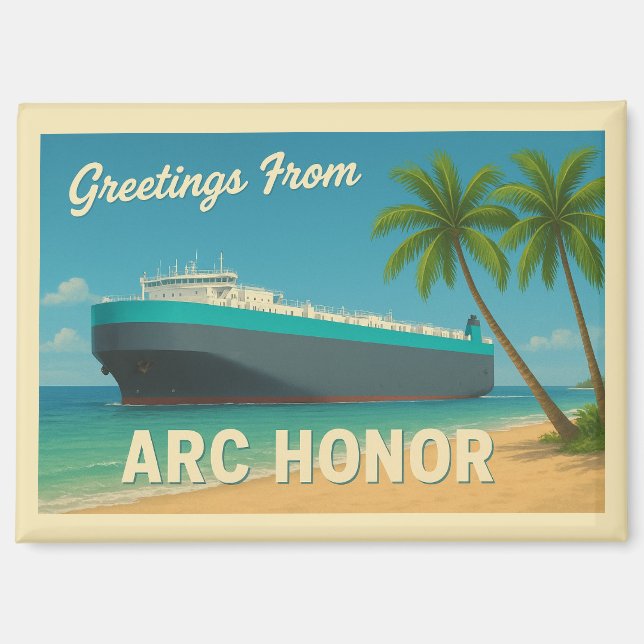 "Greetings From ARC Honor" Magnet (Front)