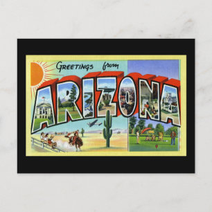 Greetings from Arizona Postcard