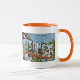 Greetings From Arkansas Mug