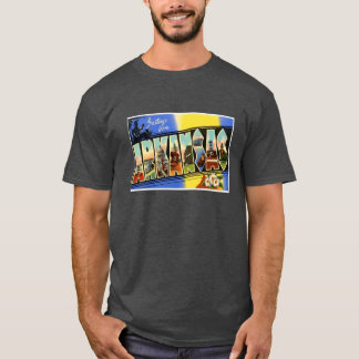 Greetings From Arkansas Retro Souvenir T-Shirt
