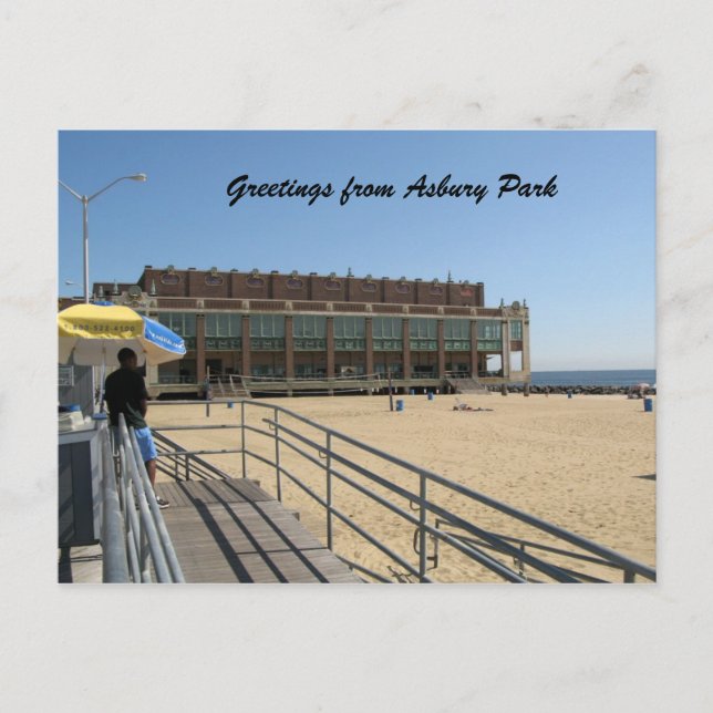 Greetings from Asbury Park Postcard (Front)