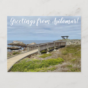 Greetings from Asilomar! Postcard