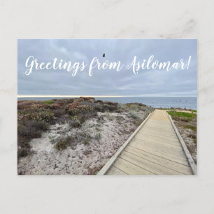Greetings from Asilomar! Postcard