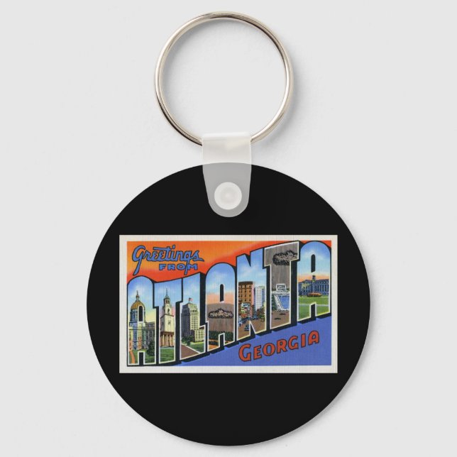 Greetings from Atlanta Key Ring (Front)