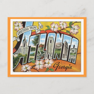 Greetings From Atlanta Postcard