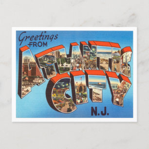 Greetings from Atlantic City, New Jersey Travel Postcard